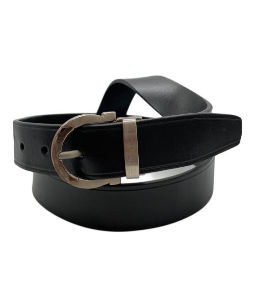 Salvatore Ferragamo（サルヴァトーレ フェラガモ）Salvatore Ferragamo (サルヴァトーレ フェラガモ) ガンチーニバックルベルト ブラックの古着・服飾アイテム