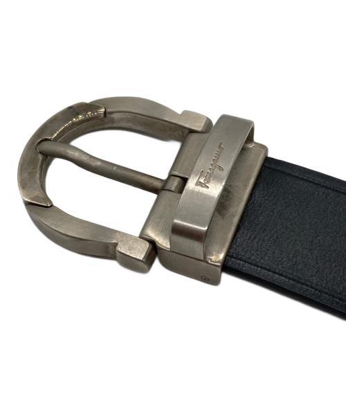 Salvatore Ferragamo（サルヴァトーレ フェラガモ）Salvatore Ferragamo (サルヴァトーレ フェラガモ) ガンチーニバックルベルト ブラックの古着・服飾アイテム