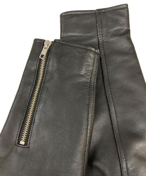 URBAN RESEARCH（アーバンリサーチ）URBAN RESEARCH (アーバンリサーチ) ラムレザージャケット ブラック サイズ:38の古着・服飾アイテム