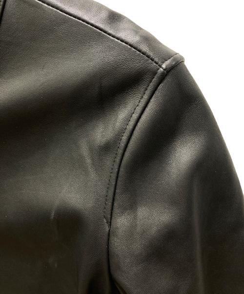 URBAN RESEARCH（アーバンリサーチ）URBAN RESEARCH (アーバンリサーチ) ラムレザージャケット ブラック サイズ:38の古着・服飾アイテム