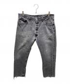 LEVI'Sリーバイス）の古着「後染めデニムパンツ」｜ブラック