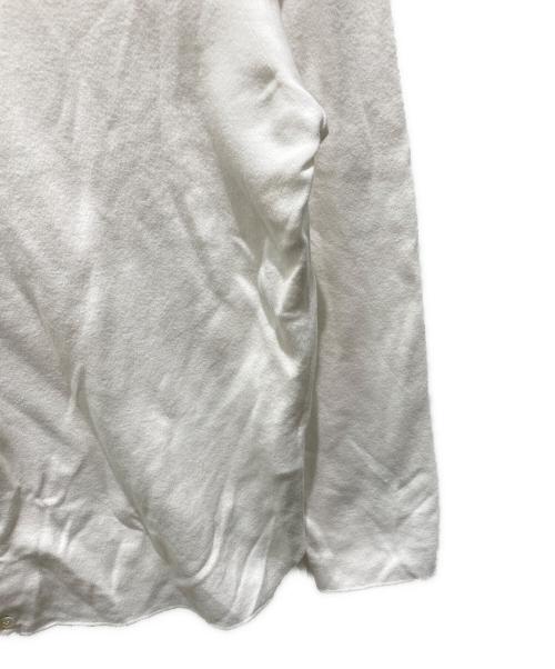 BATONER（バトナ―）BATONER (バトナ―) SMOOTH CREW NECK CARDIGAN ホワイトの古着・服飾アイテム