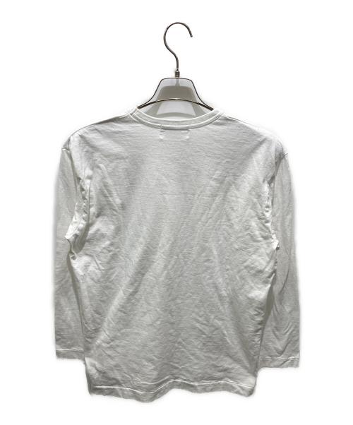 CDG（シーディージー）CDG (シーディージー) ロングスリーブカットソー ホワイト サイズ:XLの古着・服飾アイテム