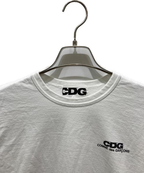 CDG（シーディージー）CDG (シーディージー) ロングスリーブカットソー ホワイト サイズ:XLの古着・服飾アイテム