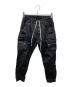 RICK OWENS（リックオウエンス）の古着「MASTODON CARGO」｜ブラック