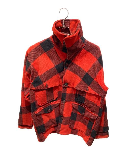 WOOLRICH（ウールリッチ）WOOLRICH (ウールリッチ) mackinaw jacket レッド サイズ:40の古着・服飾アイテム
