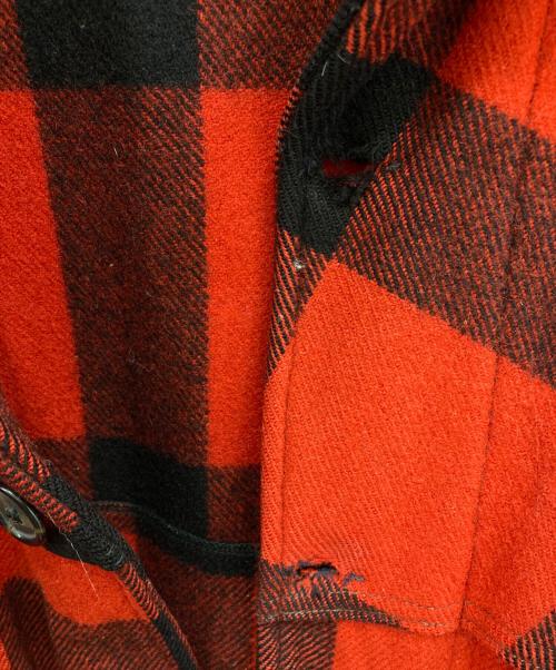 WOOLRICH（ウールリッチ）WOOLRICH (ウールリッチ) mackinaw jacket レッド サイズ:40の古着・服飾アイテム