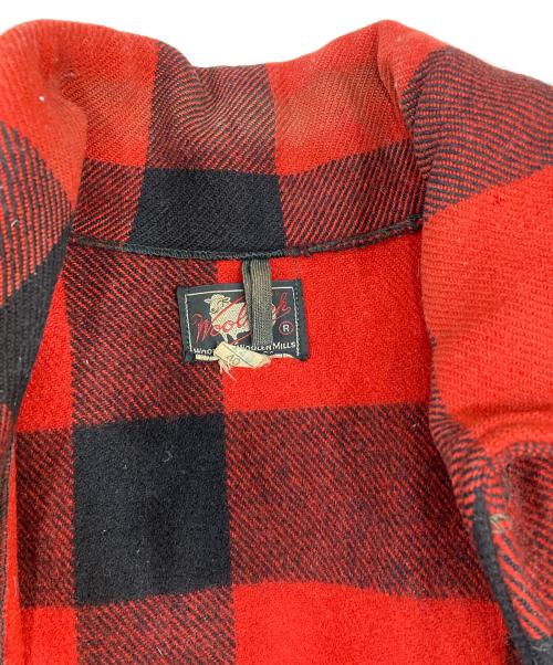 WOOLRICH（ウールリッチ）WOOLRICH (ウールリッチ) mackinaw jacket レッド サイズ:40の古着・服飾アイテム