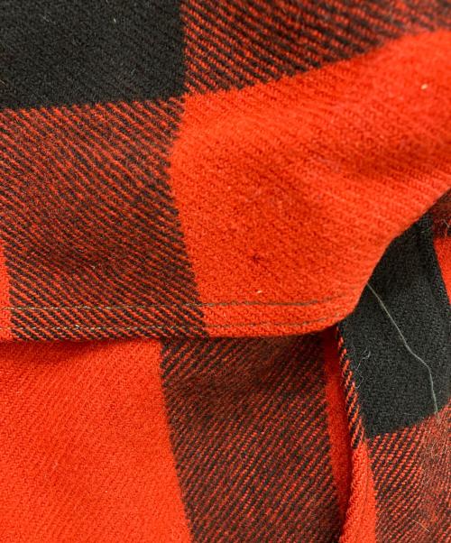 WOOLRICH（ウールリッチ）WOOLRICH (ウールリッチ) mackinaw jacket レッド サイズ:40の古着・服飾アイテム