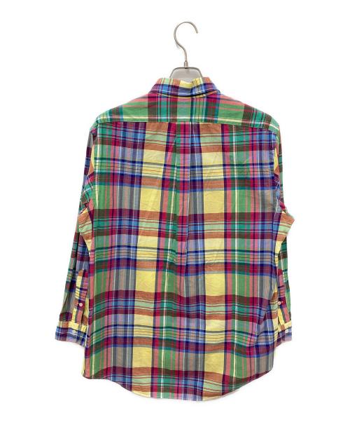RALPH LAUREN（ラルフローレン）RALPH LAUREN (ラルフローレン) チェックBDシャツ イエロー サイズ:Lの古着・服飾アイテム