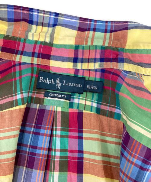 RALPH LAUREN（ラルフローレン）RALPH LAUREN (ラルフローレン) チェックBDシャツ イエロー サイズ:Lの古着・服飾アイテム