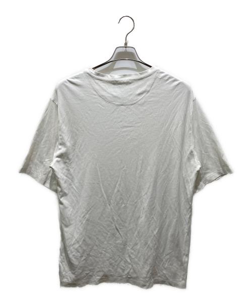 PRADA（プラダ）PRADA (プラダ) トライアングルプレート コットン Tシャツ ホワイト サイズ:XXLの古着・服飾アイテム