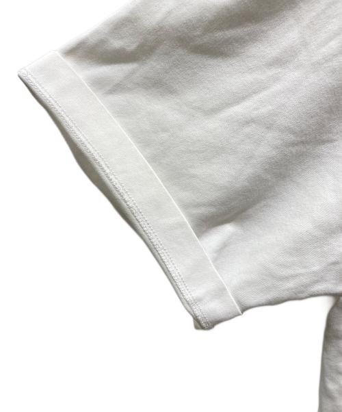 PRADA（プラダ）PRADA (プラダ) トライアングルプレート コットン Tシャツ ホワイト サイズ:XXLの古着・服飾アイテム