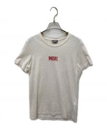 DIESEL（ディーゼル）の古着「プリントTシャツ」｜ベージュ