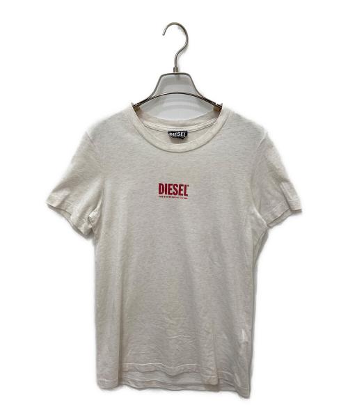 DIESEL（ディーゼル）DIESEL (ディーゼル) プリントTシャツ ベージュ サイズ:Sの古着・服飾アイテム