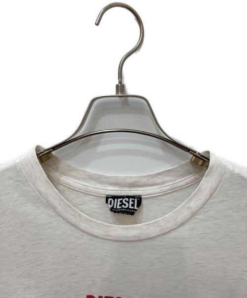 DIESEL（ディーゼル）DIESEL (ディーゼル) プリントTシャツ ベージュ サイズ:Sの古着・服飾アイテム