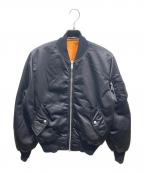 BEN TAVERNITI UNRAVEL PROJECTベンタバニティ アンレーベルプロジェクト）の古着「MA1 BOMBER JACKET」｜ブラック