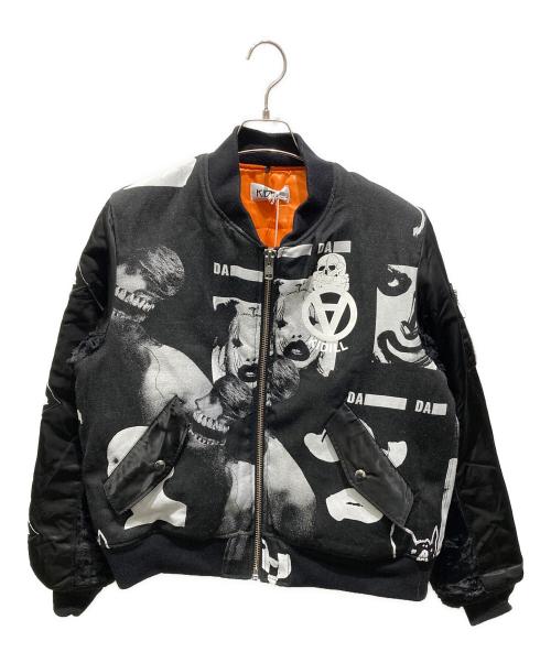 KIDILL（キディル）KIDILL (キディル) Anarchy MA-1 Jacket ブラック サイズ:46の古着・服飾アイテム