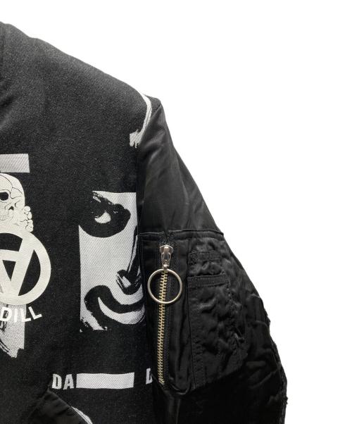 KIDILL（キディル）KIDILL (キディル) Anarchy MA-1 Jacket ブラック サイズ:46の古着・服飾アイテム