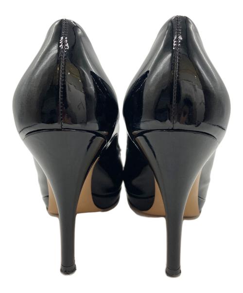 Salvatore Ferragamo（サルヴァトーレ フェラガモ）Salvatore Ferragamo (サルヴァトーレ フェラガモ) ヴァラリボンパンプス ブラック サイズ: 8Dの古着・服飾アイテム