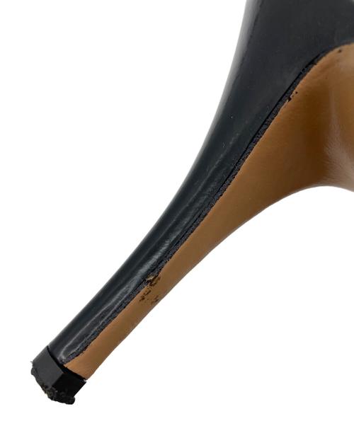 Salvatore Ferragamo（サルヴァトーレ フェラガモ）Salvatore Ferragamo (サルヴァトーレ フェラガモ) ヴァラリボンパンプス ブラック サイズ: 8Dの古着・服飾アイテム