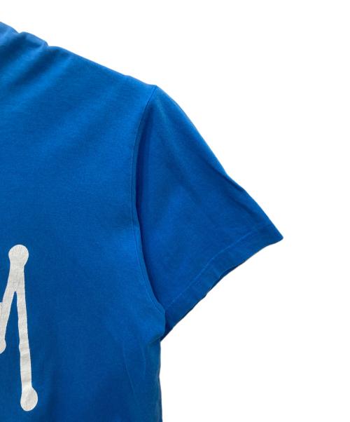 stussy（ステューシー）stussy (ステューシー) プリントTシャツ ブルー サイズ:XLの古着・服飾アイテム