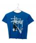 stussy（ステューシー）の古着「プリントTシャツ」｜ブルー