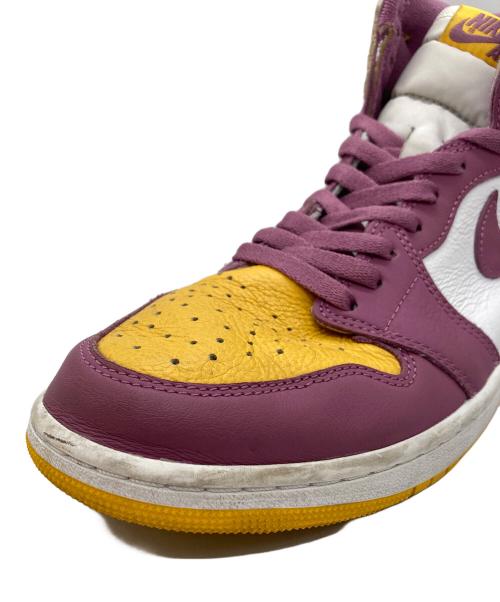 NIKE（ナイキ）NIKE (ナイキ) ハイカットスニーカー イエロー×パープル サイズ:US10の古着・服飾アイテム