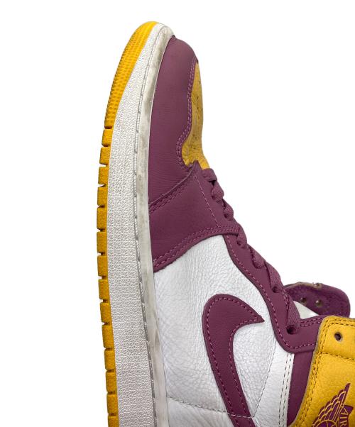 NIKE（ナイキ）NIKE (ナイキ) ハイカットスニーカー イエロー×パープル サイズ:US10の古着・服飾アイテム