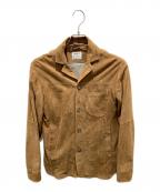 EMMETIエンメティ）の古着「パンチング3Bジャケット」｜ブラウン