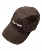 SUPREMEシュプリーム）の古着「CAMP CAP」｜ブラウン