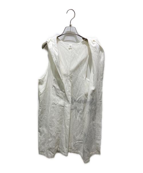 Y's（ワイズ）Y's (ワイズ) ノースリーブフードジャケット ホワイト サイズ:1の古着・服飾アイテム