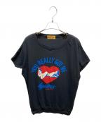 Hysteric Glamourヒステリックグラマー）の古着「MUSIC LOVER Tシャツ」｜ブラック