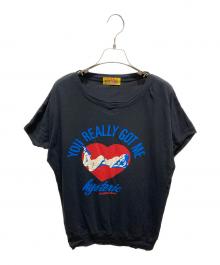 Hysteric Glamour（ヒステリックグラマー）の古着「MUSIC LOVER Tシャツ」｜ブラック