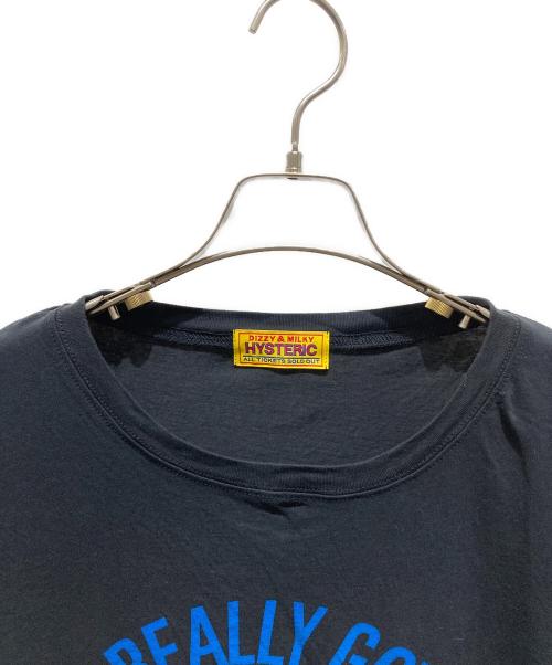 Hysteric Glamour（ヒステリックグラマー）Hysteric Glamour (ヒステリックグラマー) MUSIC LOVER Tシャツ ブラック サイズ:FREEの古着・服飾アイテム