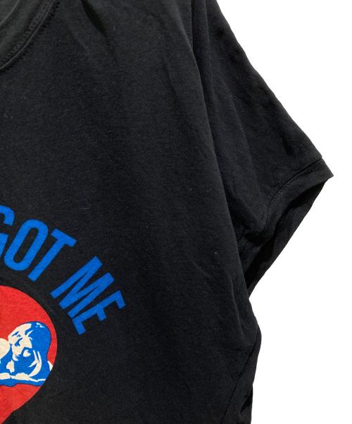 Hysteric Glamour（ヒステリックグラマー）Hysteric Glamour (ヒステリックグラマー) MUSIC LOVER Tシャツ ブラック サイズ:FREEの古着・服飾アイテム