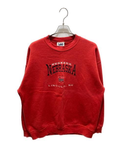 LEE（リー）LEE (リー) クルーネックスウェット レッド サイズ:XLの古着・服飾アイテム