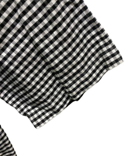 DANTON（ダントン）DANTON (ダントン) チェックシャツ ブラック×ホワイト サイズ:40の古着・服飾アイテム