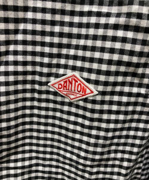 DANTON（ダントン）DANTON (ダントン) チェックシャツ ブラック×ホワイト サイズ:40の古着・服飾アイテム