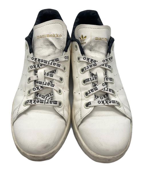 adidas（アディダス）adidas (アディダス) marimekko (マリメッコ) ローカットスニーカー ブラック×ホワイト サイズ:US5の古着・服飾アイテム