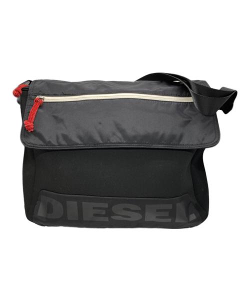 DIESEL（ディーゼル）DIESEL (ディーゼル) メッセンジャーバッグ ブラックの古着・服飾アイテム