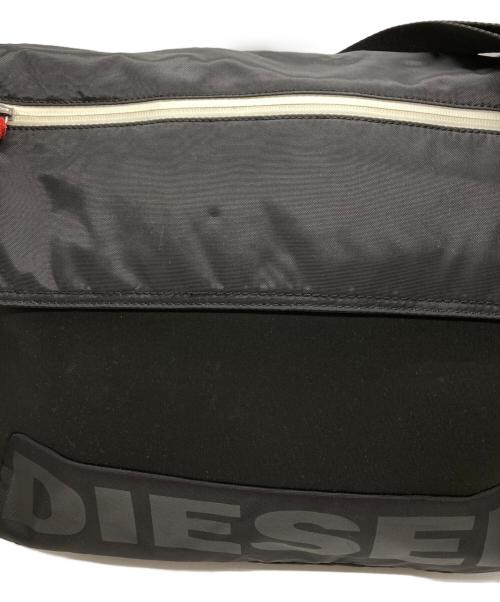 DIESEL（ディーゼル）DIESEL (ディーゼル) メッセンジャーバッグ ブラックの古着・服飾アイテム