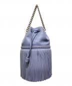 J&M DAVIDSONジェイ＆エム デヴィッドソン）の古着「FRINGE CARNIVAL M」｜スカイブルー