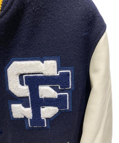 Golden Bear（ゴールデンベア）Golden Bear (ゴールデンベア) スタジャン ネイビー サイズ:Mの古着・服飾アイテム