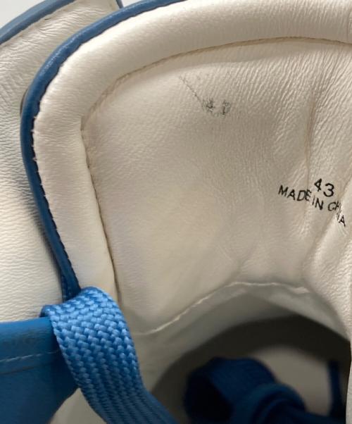 BALMAIN（バルマン）BALMAIN (バルマン) ハイカットスニーカー ブルー×ホワイト サイズ:43の古着・服飾アイテム