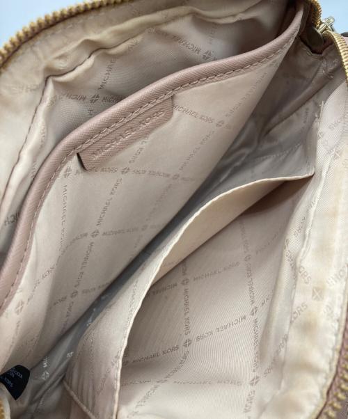 MICHAEL KORS（マイケルコース）MICHAEL KORS (マイケルコース) シグネチャーショルダーバック ピンクの古着・服飾アイテム