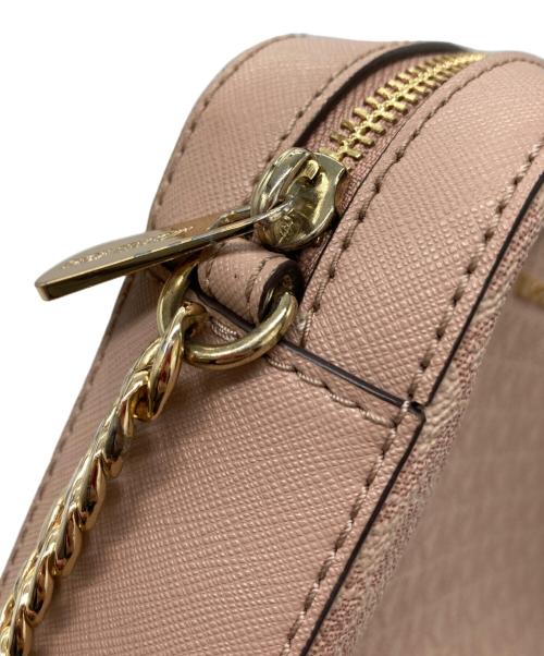 MICHAEL KORS（マイケルコース）MICHAEL KORS (マイケルコース) シグネチャーショルダーバック ピンクの古着・服飾アイテム