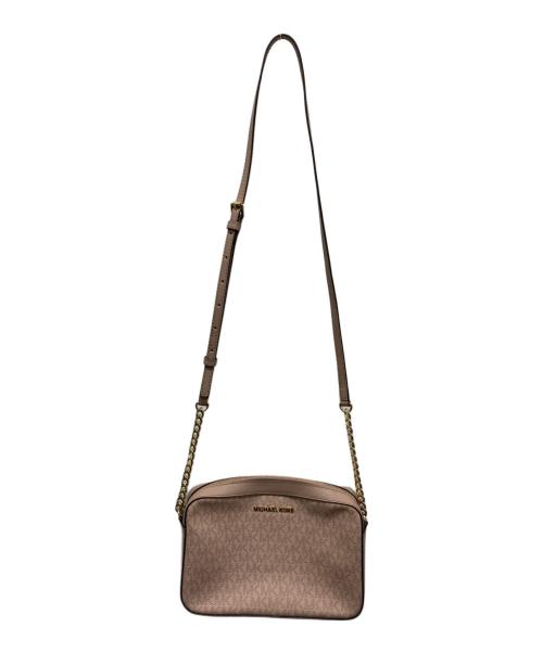 MICHAEL KORS（マイケルコース）MICHAEL KORS (マイケルコース) シグネチャーショルダーバック ピンクの古着・服飾アイテム