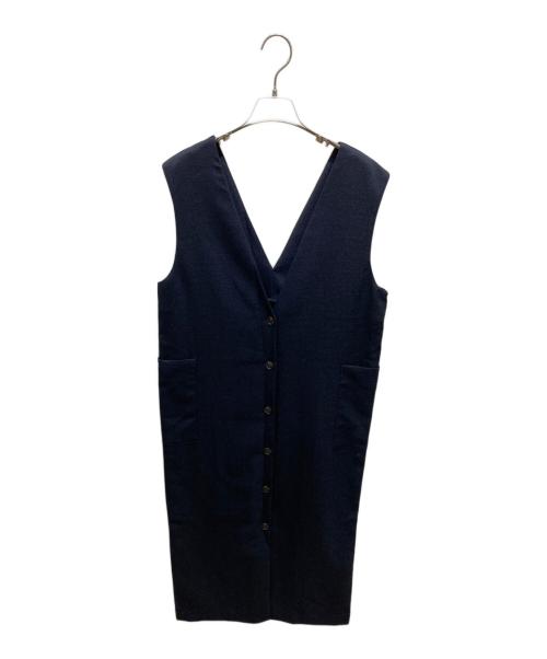 RIVE DROITE（リヴドロワ）RIVE DROITE (リヴドロワ) ノースリーブワンピース ネイビー サイズ:2の古着・服飾アイテム