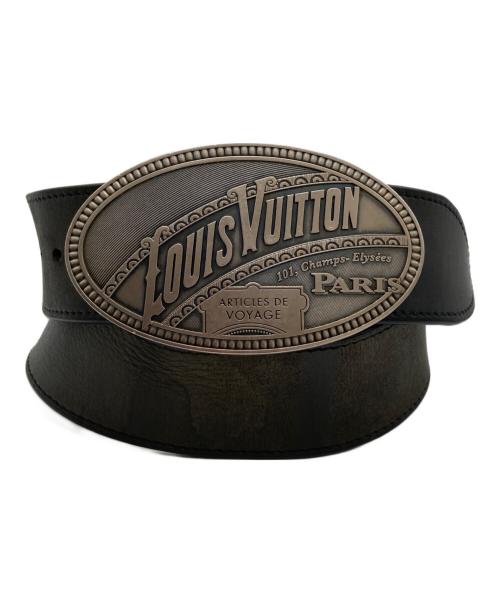 LOUIS VUITTON（ルイ ヴィトン）LOUIS VUITTON (ルイ ヴィトン) サンチュール エルドラド ベルト ブラウンの古着・服飾アイテム